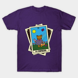 TAROT CARDS DECK | THE EMPRESS. | FORTUNE CAT T-Shirt